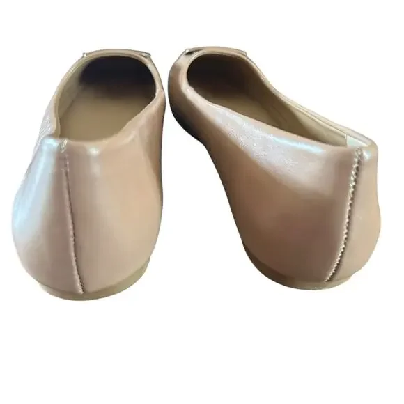 Journee Collection Zimia Buckled Ballet Flats Square Toe Minimalist NEW 8.5 - Picture 4 of 10